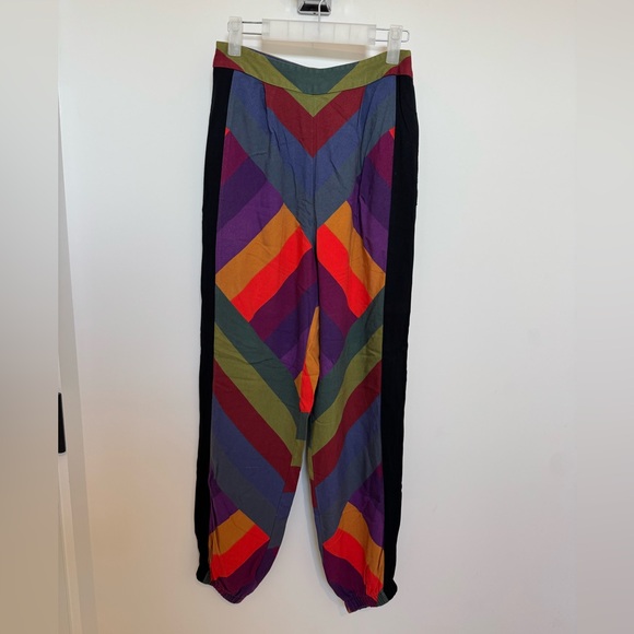 FARM Rio Multicolor Chevron Track Pants - Picture 1 of 6